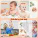 Welan Saugnapf Baby Toy Set - 3 Funny Sensory Water Toys for Infants - Bath Tub Toys (1 Year+) - Butterflies Bees & Snails - Buy Online on GoSupps.com