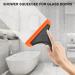 SetSail Small Silicone Shower Squeegee for Glass Doors, Windows, Mirrors, Tiles, and Cars - Bathroom Cleaning Tool - Buy Online on GoSupps.com