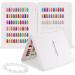 Noverlife Upgraded 120 Nail Colors Chart Display Book - No Glue Needed, White Nail Sample Book with Tips - Nail Polish Display & Sample Set - Buy Online on GoSupps.com