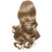 Long Short Claw Ponytail Hair Extension | Clip-in Synthetic Hairpiece 12 Curly Ash Blonde - Buy Online on GoSupps.com