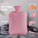 ANMIA 1.8L Rubber Hot Water Bag with Cover for Menstrual Cramps & Pain Relief - Hot & Cold Therapy - Pink - Buy Online on GoSupps.com
