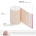 Elastic Bandage Wrap - Ourmed Compression Bandage 4 Pack for Sports Injuries - Latex Free, Self Closure, Extra Clips - Wrist, Ankle, First Aid - Buy Online on GoSupps.com