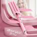 25mm Wave Iron for Hair | 3-Barrel Ceramic Curling Iron with Adjustable Temperature - Quick Heating Rose Pink Waves for All Hair Types - Buy Online on GoSupps.com