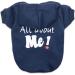 XS Navy Puppy Hoodie - Fleece Pet Sweatshirt for Small Dogs - Buy Online on GoSupps.com