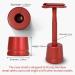Bambaw Red Safety Razor Stand | Razor Holder Shave Stand | Shaver Holder Stand fits only Metal Safety Razors | Double Edge Razor Stand | Razor Stand Holder | Shaving Stand - Buy Online on GoSupps.com