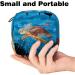 Portable Women's Menstrual Cup & Tampon Bags | Colorful Sea Turtle Design | Ideal for Teen Girls - Buy Online on GoSupps.com