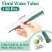 150 Pcs Plastic Floral Water Tubes with Rubber Caps - Flower Arrangement Supplies - 6 Inches - Buy Online on GoSupps.com