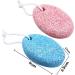 2Pcs Pumice Stone for Foot Polishing Stone for Feet Exfoliates Stone for Foot Feet Scrubber Foot Pumice Stone - Pink & Blue - Buy Online on GoSupps.com