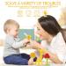 Baby Teething Toys (4-Pack) - Silicone Banana Toothbrushes & Fruit Giraffe Teethers Set with Storage Case - Buy Online on GoSupps.com
