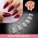 Zifuton Press on Nails Almond - 600 Soft Gel Tips for DIY Nail Art | Full Cover Transparent Fake Nails for Nail Studios - 10 Sizes Available - Buy Online on GoSupps.com