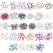 dijiusidy 50 Pieces Glass Crystal Set Eye-catching Personalized Nail Art Rhinestones DIY Handcraft Manicure Accessories for Card Making Crystal White - Buy Online on GoSupps.com
