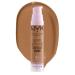 NYX Professional Makeup Covering Serum with natural finish and medium opacity bar with me concealer serum deep golden 9.6 ml 09 deep golden 9.6 ml (1 Pack)
