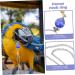 Yardwe 5 Sets Parrot Bird Neck Chain Parrot Leash Chain Stainless Steel Bird Accessory 30x2.3cmx5pcs As Shownx5pcs - Buy Online on GoSupps.com