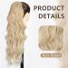 Hair Extensions 26" Long Curly Wavy Drawstring Hair Clip Natural Ponytail Extension Synthetic Hair Extensions Female Wig Hair Bun Hair Pieces For Women (Color : Black Size : 26inches) 26inches Black - Buy Online on GoSupps.com