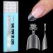 TOMICCA Short Oval French Nail Tips - 240pcs Natural Matte False Nails for Acrylic Extensions | Half Cover Artificial Nail Tips in 15 Sizes | Salon Quality Half Cover-Short Oval - Buy Online on GoSupps.com