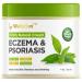 WELLUTION Natural Eczema and Psoriasis Cream  Intensive All in 1 Treatment  Helps Soothe & Relieve Skin Irritations  Made in USA