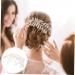 DOITOOL Bridal Hair Accessories Tiara Bridal Hair Comb Women Hair Comb Wedding Hair Comb White European and American Accessories Women's Wedding Hair Accessories - Buy Online on GoSupps.com