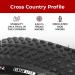Fincci 26x2.10 Foldable XC Cross Country Tires - Pack of 2 | Mountain MTB Hybrid Bike Bicycle | 60 TPI, Nylon Protection | Black - Buy Online on GoSupps.com