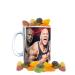 Dwayne Johnson Celebrity Icon Mug with Choice of Sweets Gift