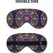 Mandala Pattern Unisex Eye Mask | Soft Comfortable Light-Blocking Sleeping Mask for Travel & Sleep - Buy Online on GoSupps.com