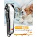 Dog Clippers Professional Dog Grooming Clippers for Thick Coats Hair Rechargeable Low Noise Cordless Pet Hair Trimmer Shaver Kit with Ceramic Blade LED Display Pet Cat Clippers for Dogs Cats - Buy Online on GoSupps.com