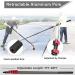 Telescopic Window Cleaner Water Fed Pole Kit Window Cleaning Poles Water Fed Brush Aluminum Outdoor Window Cleaner Extendable Telescopic Pole Water Fed Brush Spray Washer For Window (30ft/9m) - Buy Online on GoSupps.com