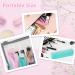 Large Wide Tooth Detangling Comb for Curly Hair - No Handle Wet Dry Detangler Comb - Cyan Pink - Buy Online on GoSupps.com
