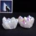 Crystals and Stones Minerals Rough Natural Electroplated White Crystal Stone Cluster for Home Office Decoration QINTINYIN 200-250g White - Buy Online on GoSupps.com