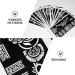 Minkissy Flower Tattoo Stencil Kit - 16 Sheets Temporary Body Art Templates for Women's Home Parties - Buy Online on GoSupps.com