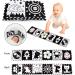 Giforou Black and White High Contrast Baby Soft Book for Early Learning  Activity Mat with Teether  for 0-3 Months Early Educational Newborn Toys Style 1 - Buy Online on GoSupps.com