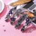 Buy 4-Piece Retro Rhinestone Hair Clips for Women | Vintage Crystal & Alloy Spring French Hair Accessories (Silver + Blue) - Buy Online on GoSupps.com