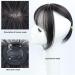 Clip in Bangs Human Hair 3D Clip in Bangs Women Girls Dome Air Bangs Hairpiece Hair Extension for Daily Wear Dating (Dark brown) - Buy Online on GoSupps.com