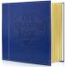 Magnetic Self-Stick Page Photo Album, Our Adventure Book Leather Cover DIY Albums for Wedding Anniversary Holds 3X5, 4X6, 6X8, 8X10 Photos (Blue)