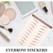  Didiseaon Didiseaon 3 Sheets Waterproof 4D Eyebrow Tattoo Sticker Hair Looking Eyebrow Transfer Stickers Temporary Tattoos For Women Men - Buy Online on GoSupps.com