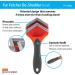 Hartz Groomer's Best Fur Fetcher De-Shedder Dog Brush - Shedding Tool for Dogs - Buy Online on GoSupps.com