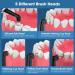 Hangsun Electric Tooth Polisher - Rechargeable Dental Cleaner Teeth Whitening & Stain Remover with 5 Brush Heads 5 Modes Waterproof Design & LED Light - Perfect for Daily Care - Buy Online on GoSupps.com