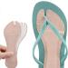 Flip Flop Cushion Insoles - Soft Shockproof PU Leather Adhesive Pads for Sandals & High Heels - 2 Pairs - Buy Online on GoSupps.com