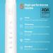 KHS Sonic Electric Toothbrush for Adults - 5 Modes, 4 Brush Heads, Rechargeable & Timer - White - Buy Online on GoSupps.com