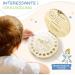 Qetlavee Wooden Tooth Box for Baby Teeth | Personalized Milk Tooth Jar & Souvenir | Perfect Storage Solution with Tweezers - Buy Online on GoSupps.com