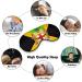 Jamaican Coat of Arms Flag Eye Mask - Funny Soft Blindfold for Sleeping & Travel | Adjustable Strap - Buy Online on GoSupps.com