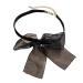 Oralgos fashionable black mains neck band with bow collar jewelry temperament elegant necklace for women collarbone chain fabric