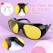 Jeffdad 10 Pairs Self-Adhesive Anti-Slip Nose Pads for Glasses - 3mm Thick Airbag Repair Set for Sunglasses & Reading Glasses - Black - Buy Online on GoSupps.com
