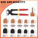 30 Pairs High Heel Shoe Tips & Pliers Set - Replacement Tips for Women s Heels | Tanstic | Black & Beige Multiple Sizes | International Shipping - Buy Online on GoSupps.com