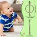 Utensilsto 4-Piece Baby Bite Ring Set | Dental Aid & Teething Toys for Infants 3 Months+ | Safe & Fun Chewing Toys for Boys & Girls - Buy Online on GoSupps.com