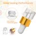 Yalbdopo 24Pcs 1Ml Transparent Glass Sample Dropper Bottles Empty Mini Bottles with Dropper Pipettes Gold Aluminum Alloy Cap Refillable Sample Container for Essential Oil Perfume Cosmetic Liquid Transparent Glass Golden Cap - Buy Online on GoSupps.com
