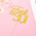 Fuck I'm 30th Birthday Cake Topper Cheers 30 Birthday Party Cake Decoration Funny Thirty Fucking One Gold Glitter Cake Topper Adult Cake Decoration - Buy Online on GoSupps.com