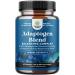 Herbal Adaptogen Mood Support Supplement - Calming Adaptogens Supplement for Stress & Cortisol Management with Ashwagandha Rhodiola Rosea & Maca Root - Vegan Non GMO & Daytime Friendly - 60ct