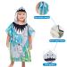 Supgomax Hooded Bathing Poncho for Kids - Cartoon Beach Towels Absorbent Baby Hooded Towels for Swimming and Shower - Buy Online on GoSupps.com