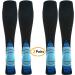 Weekend Peninsula Compression Socks for Men & Women - Knee High Blue Ideal for Sports Travel Pregnancy & Medical Use | S-M Size - Buy Online on GoSupps.com