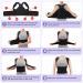 Kungfuren Posture Corrector Back Support Brace - Adjustable Breathable Shoulder Lumbar Belt for Men and Women - XXL Dark Black - Back Pain Relief - Buy Online on GoSupps.com